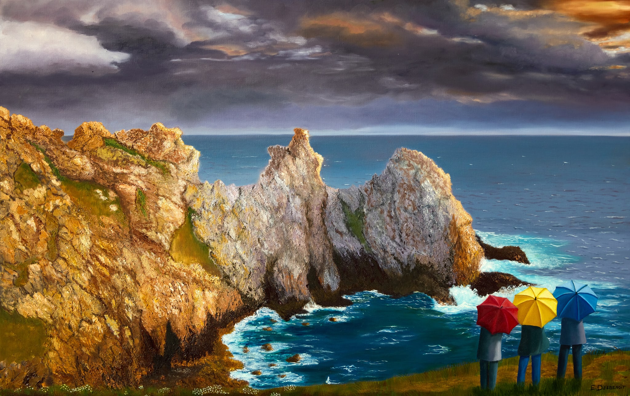 LES PARAPLUIES Evelyne 2017