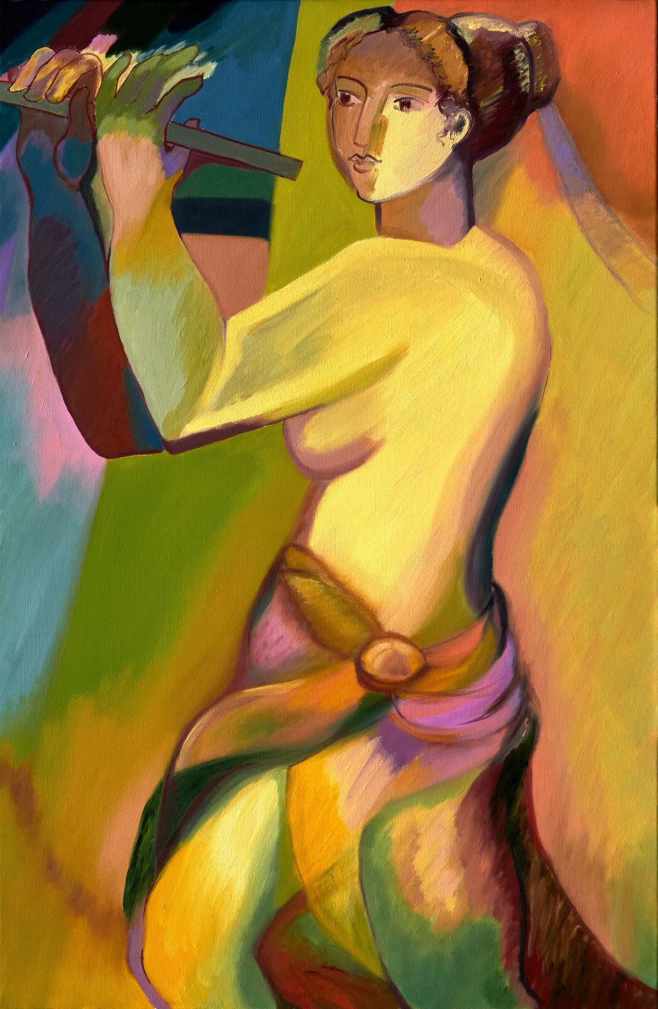 LA JOUEUSE DE FLUTE Evelyne 2011