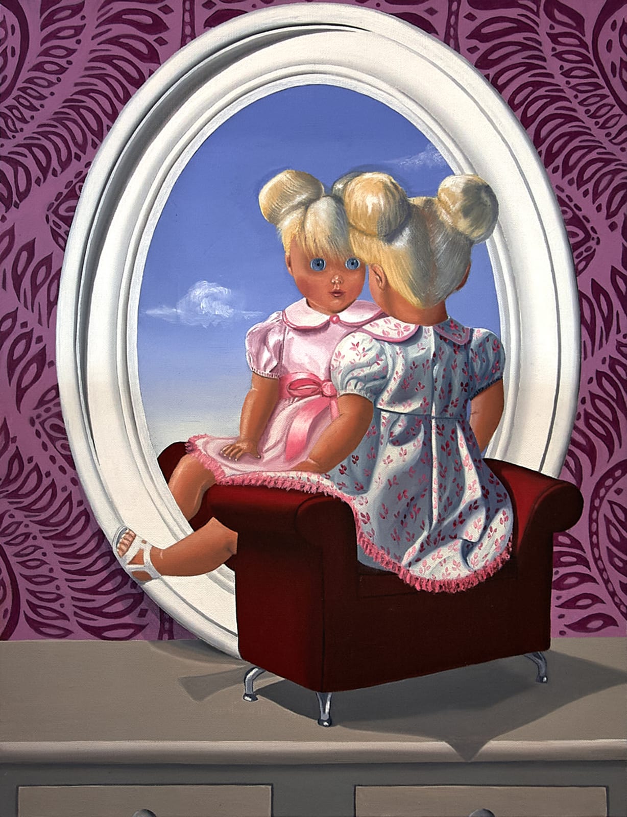 LA POUPEE AU MIROIR Evelyne 2011