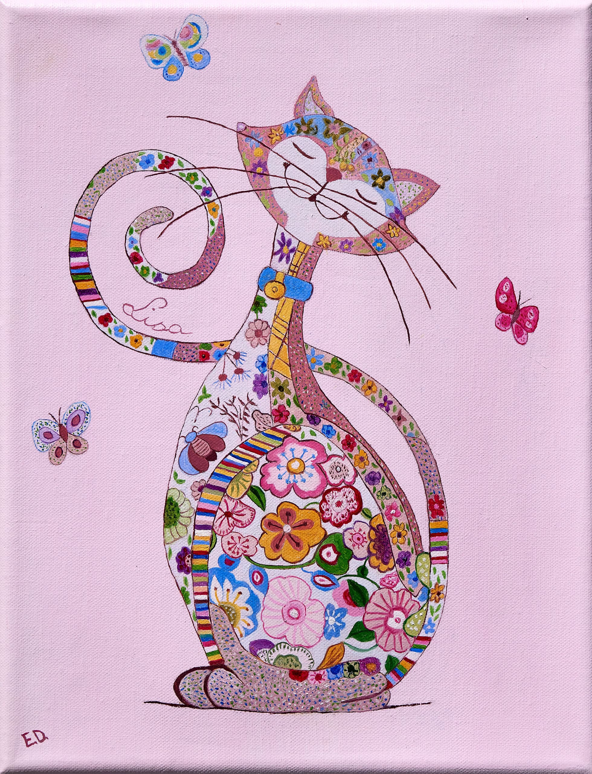 LE CHAT ROSE DE LISA Evelyne 2022