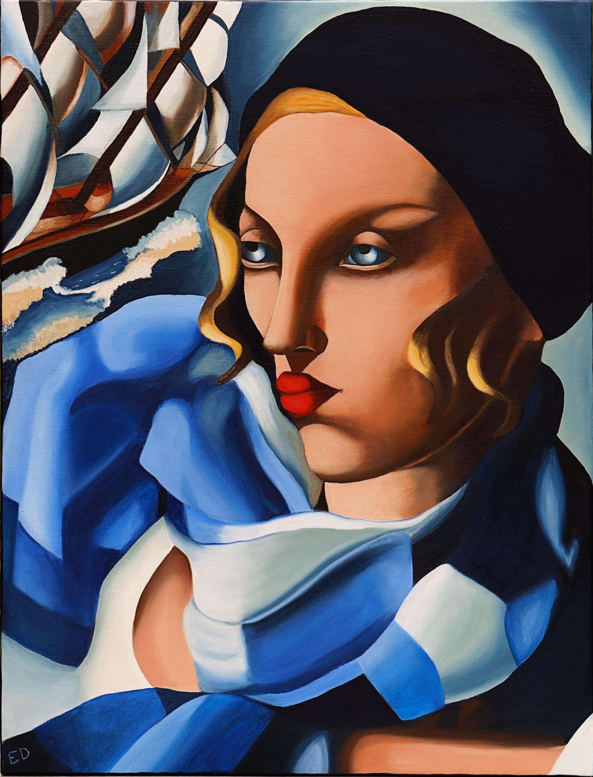 L'ECHARPE BLEUE Evelyne 2023