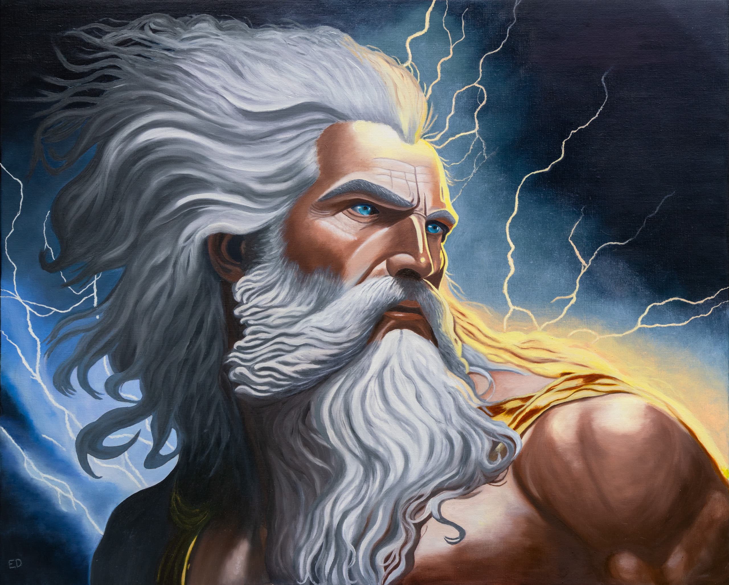 ZEUS EN COLERE Evelyne 2024